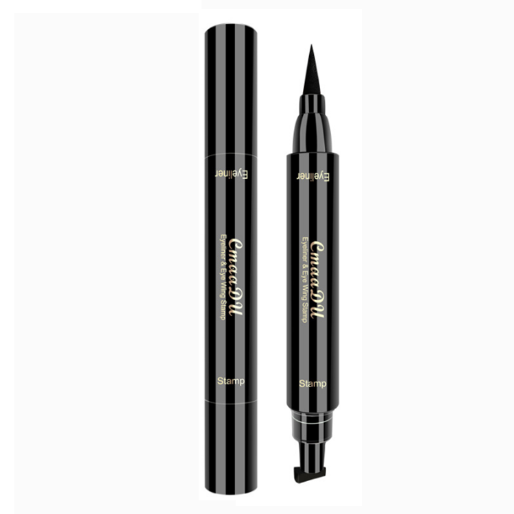 Double Head Eyeliner Black Wing Shape Stamp Seal Eyeliner