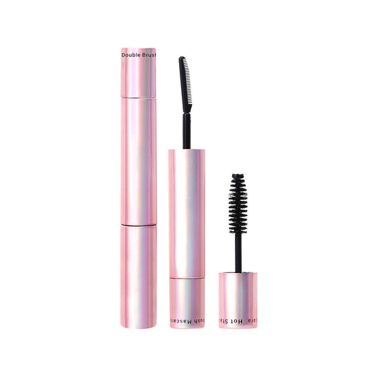 New Fashion Style Double Side Mascara Pink Matalic Tube