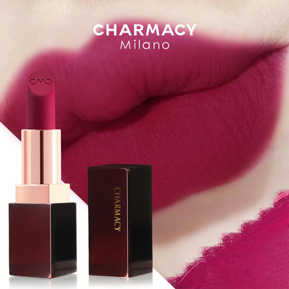 CHARMACY Sexy Red Matte Lipstick Velvet Longstay Lip Makeup