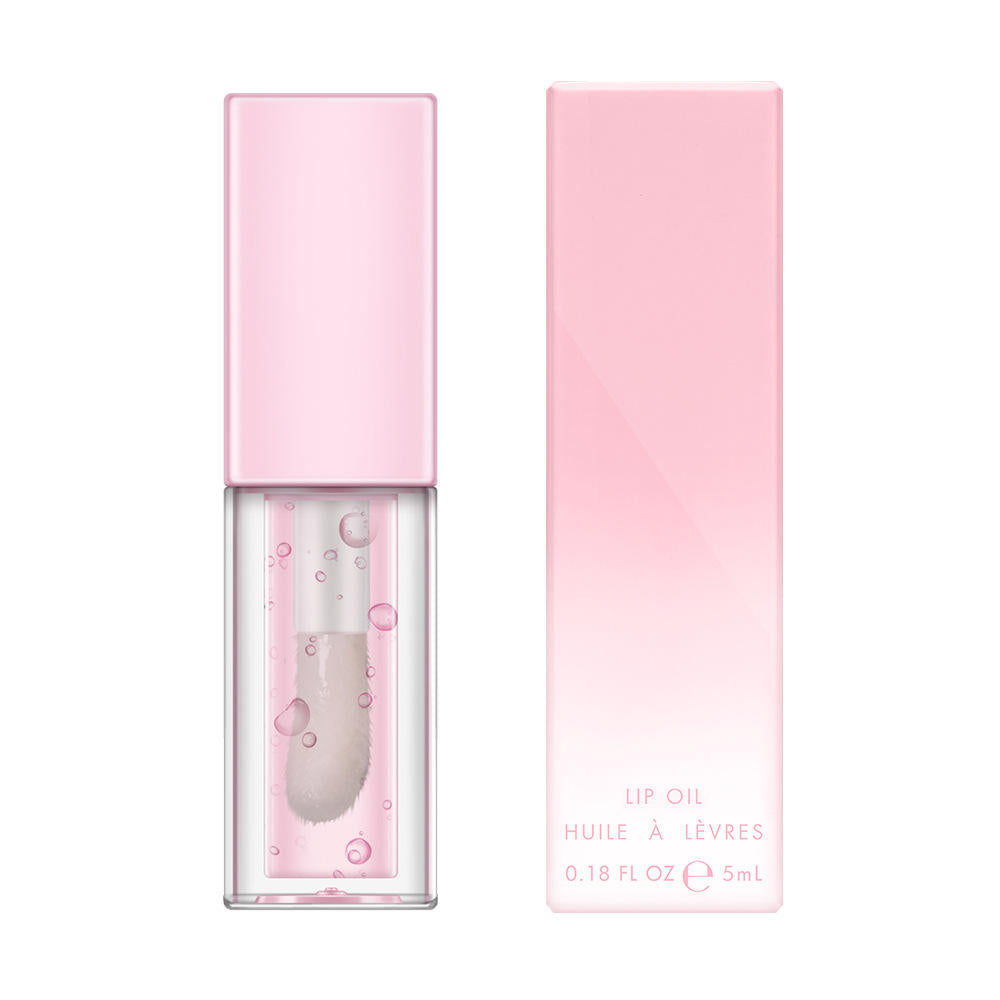 Pink Packaging Lip Oil  Fruit Favor Lip Balm