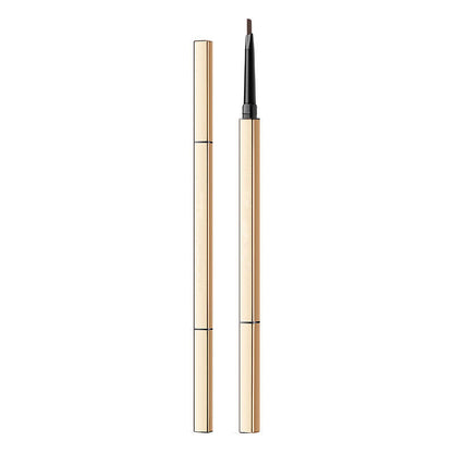 Luxury Golden Tube Eyebrow Pencil Duoble Headed