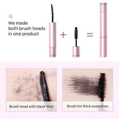 New Fashion Style Double Side Mascara Pink Matalic Tube