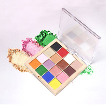 16 Colors Gradient Solid Magic Mirror Powder