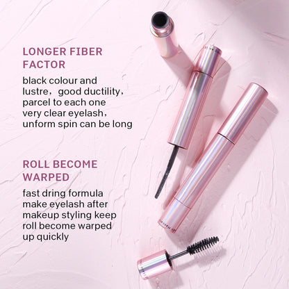 New Fashion Style Double Side Mascara Pink Matalic Tube