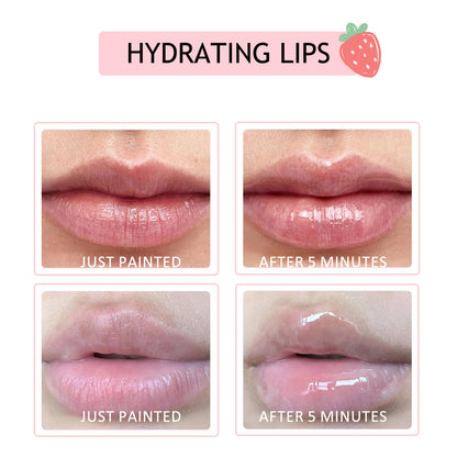 Moisturizing Cute Fruit Strawberry Shaped Lip Balm