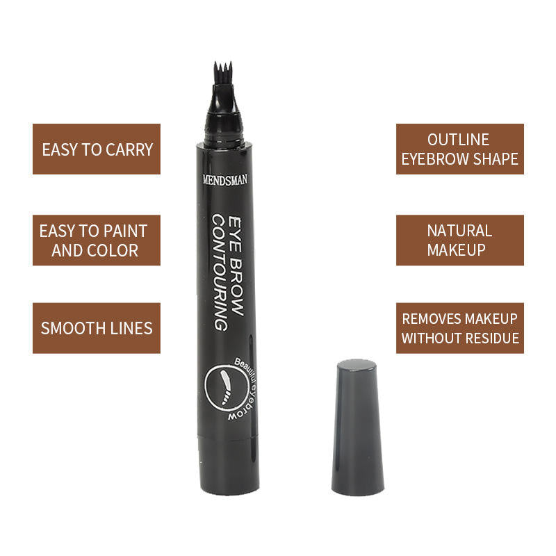 Four Tips Eyebrow Tattoo Pen Liquid Eyebrow Enhancer