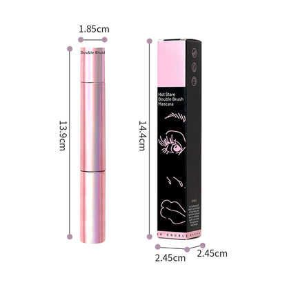 New Fashion Style Double Side Mascara Pink Matalic Tube