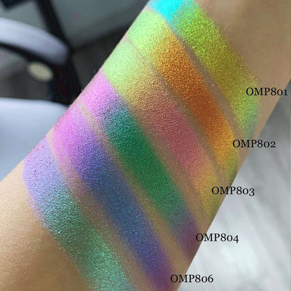 DIY Multichrome Eyeshadow Single Duochrome Palette