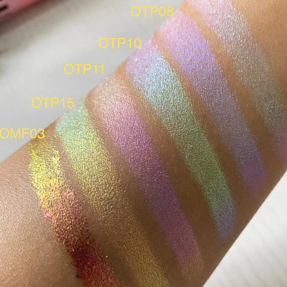 DIY Multichrome Eyeshadow Single Duochrome Palette