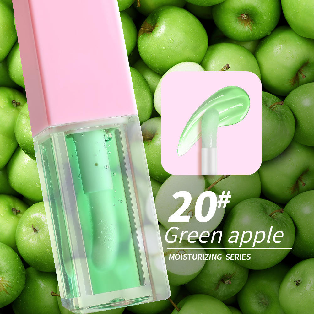 Pink Packaging Lip Oil  Fruit Favor Lip Balm